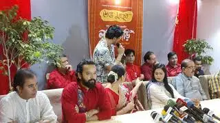 Actor Shumit Speech I LAL SHARI Mohurat I Apu Biswas I Saymon Sadik I Nipun Akhtar I GN
