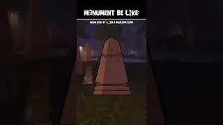 Monument be like 🗿 - Roblox Doors Outdoors animation