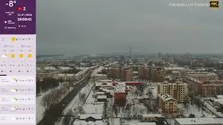 4K ❄️ Šerkšnas apkabina Klaipėdą • Ketvirtadienio ramybė • Sausio 22 d.