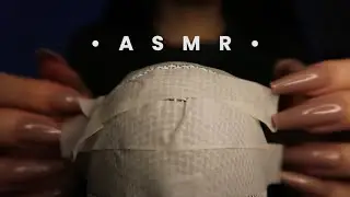 ASMR Relaxing Sticky Tape On Mic(peeling, crinkles, sticky sounds, no talking)