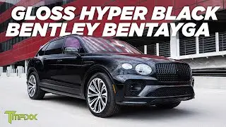 TMaxx Gloss Hyper Black PPF &hearts;️ on Bentley Bentayga🛡️ The Ultimate Paint Protection Film & Armor #ppf