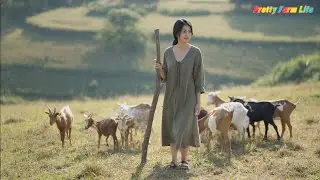 A Peaceful Countryside Life | Young Woman Living on a Mountain Farm