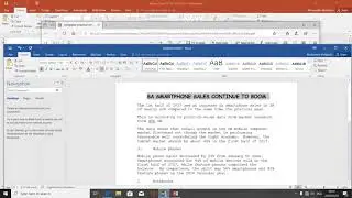 Computer Practice N4 (Summary/ Revision on Editing a Word Document - Lesson 13) - Mr. M.H. Mahlalela