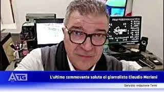 L&rsquo;ultimo commovente saluto al giornalista Claudio Mariani