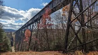 Walking Across the Abandoned Sprankle Viaduct - Former Pittsburg & Shawmut Line - Feat. @nzardoin