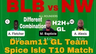 BLB VS NW Match ll BLB VS NW Dream11 Team Prediction ll Spice lsle T10 Match ll