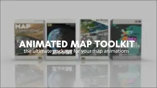 Map Location Animation Toolkit - After Effects Template