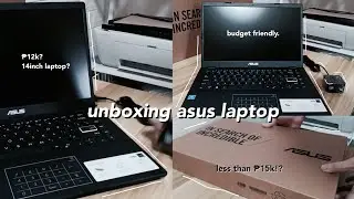 UNBOXING Asus E410 14 inch Laptop💻 less than ₱15k!? shopee AFFORDABLE laptop for students 2022 ph✨