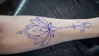 Small Linework tattoo | Real time