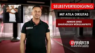 Selbstverteidigung bei einem Angriff - Abwehr eines einhändigen Würgegriffs