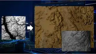 Shadowed Terrain & Topographic Relief | Stunning DEM Visualization in GIS