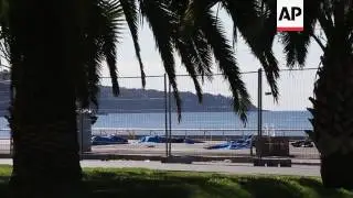 Bodies lying covered on Nice street after attack