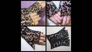 Sheer Leopard Gloves @EshtaAmar