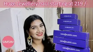 Simsim Huge jewellery haul Starts only at 219 /-