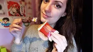 ♡ ASMR español ♡ Susurros+ COMIENDO DULCES ITALIANOS! (crinckle sound, eating sound)