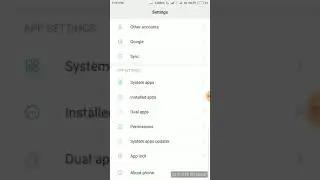 To remove the forgotten app lock password in Redmi note 4