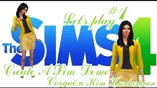 The Sims 4 Create A Sim Demo Let's play #1