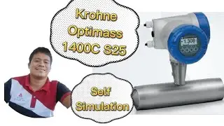 Krohne | Optimass 1400C S25 | Simulation | Calibration | Tagalog Tutorial
