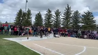 Kelly Walsh's Cameron Burkett sets state record in the shot put