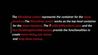 DESIGNING A MENU  IN VISUAL BASIC 4