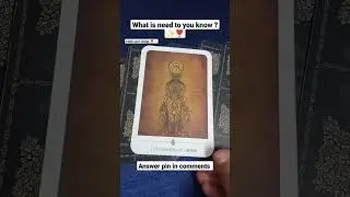 What is need to you know ?✨❣️ #shorttarot #shortarot