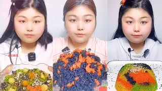 Seafood Texture ASMR | Massive Fish Roe Bowl Eating #43