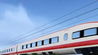3D Animation  - Transportation,  High Speed Train