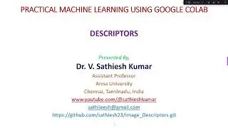 Image Descriptors Basics - Explanation in English