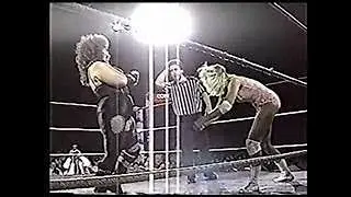 Masterz Of Mayhem TV - Women's Match - Monster Ripper Vs.  Candi Divine - P.R. - 07.07.1990