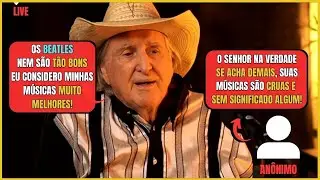 S&eacute;rgio Reis DESMERECE BEATLHES e &eacute; HUMILHADO por internauta AO VIVO!