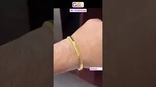 22 Carat Gold Kada Design For Men #gcaratjewellery #shorts #gold