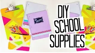 DIY Easy & Inexpensive School Supplies! | 2015
