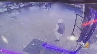 Surveillance video shows Harlem shooting that wounded 2 men