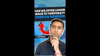 Can we offer lower wage to a temporary foreign worker?