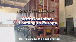 Aliz Delivery Redord: 3D Filament in a 40ft Container to Europe