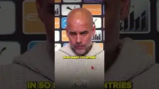 Pep on being called the GOAT manager 🐐😆
