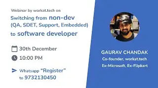 Non-developer to software developer roadmap | QA, SDET, Tech Support, Embedded Engineer
