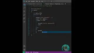 Password system in C programming #coding  #c