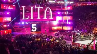 Lita Entrance at Royal Rumble 2018