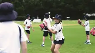 Softball practice at Grimwade House | A Melbourne Grammar School moment