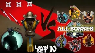 Shadow Fight 2 Special Edition Level 10 Set vs All Bosses - No Hack