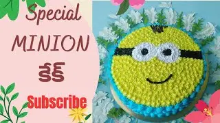 How to make a cartoon minion cake for boys in telugu#minioncake#birthdaycake#specialcakes