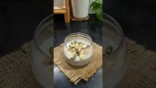 Healthy chia pudding for breakfast or snack #shorts