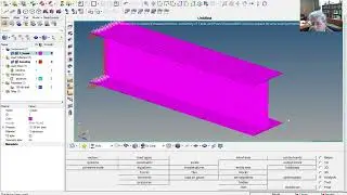Shell element mesh in Hypermesh.