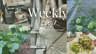 Weekly vlog - Une semaine avec moi, un peu de shopping et de jardinage 🪴