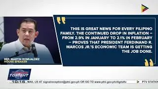 Speaker Romualdez, Rep. Salceda weigh in on lower PH inflation