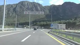 Czarnogóra / Montenegro . Tunel Sozina - Buljarica