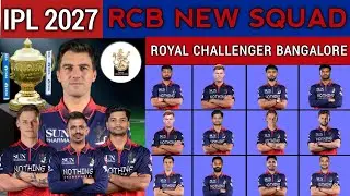 IPL 2027|Royal Challengers Bengaluru Full Players List|RCB Squad 2027|RCB Final Squad 2027 |RCB 2027