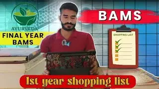 &ldquo;Top 5 Things to Buy in 1st Year BAMS&rdquo;//&ldquo;BAMS Career Options Explained&rdquo;#dctrbhaiya 
