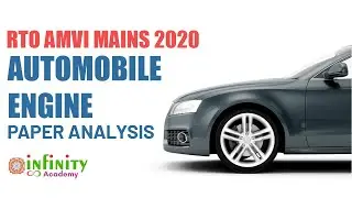 RTO AMVI MAINS 2020~AUTOMOBILE ENGINE PREVIOUS YEAR QUESTION PAPER ANALYSIS